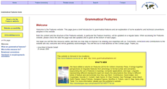 Desktop Screenshot of grammaticalfeatures.net